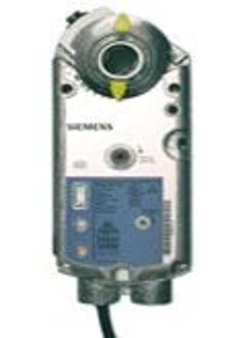 Siemens GMA1611U, OpenAir GMA Series Electric Damper Actuator, rotary, spring return, 62 lb-in (7 Nm), 24 Vac/dc, 0 to 10 Vdc control, 90 sec run time, position feedback