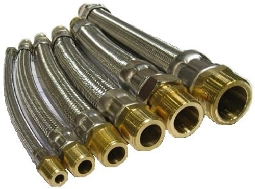 HCI Flexible Hose Connectors HC-EM _ -36, 1-1/2", 36"