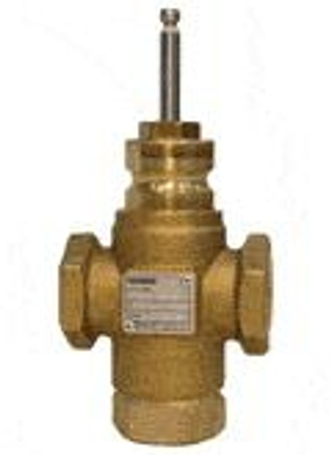 Siemens 599-03202, Flowrite 3-Way Valve 3/4"(20mm) line size, 63 CV, Brass Trim, F å~F, ANSI 250