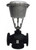 Siemens 285-06160, Valve Assembly: 3-Way, Mixing, 2-1/2-inch, 63 CV, Equal Percentage/Linear, Bronze Trim, Flanged, 12-inch Pneumatic Actuator with Factory-Mounted Positioner