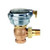 Siemens 656-0018, 2-way NO angle union valve, 3/4" 46CV, w/ pneumatic actuator, 3-8psi spring range