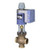 Siemens MXG461B15-3, Magnetic, 1/2" Valve 2-way or floating, 35 CV, 0 to 10V control, w/ fittings