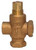 Siemens 599-01134, MZ Series 3-Way Valve 1/2" (15mm) line size, 10 CV,  Linear, Brass Trim,  F å~F, ANSI 250