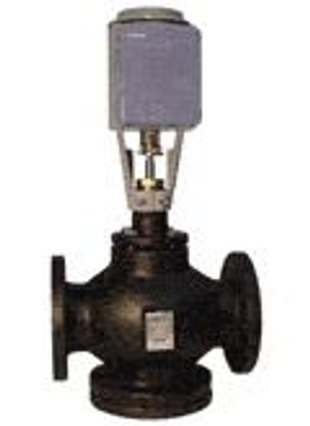 Siemens 274-05951, Valve Assembly: 2-Way, NC, 3-inch, 100 CV, Equal Percentage, Bronze Trim, Flanged, Proportional Control, Electro-Hydraulic Actuator, Spring Return