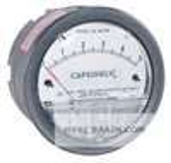 Dwyer Instruments 4001, Differential pressure gage, range 0-10" wc, for vertical scale position only