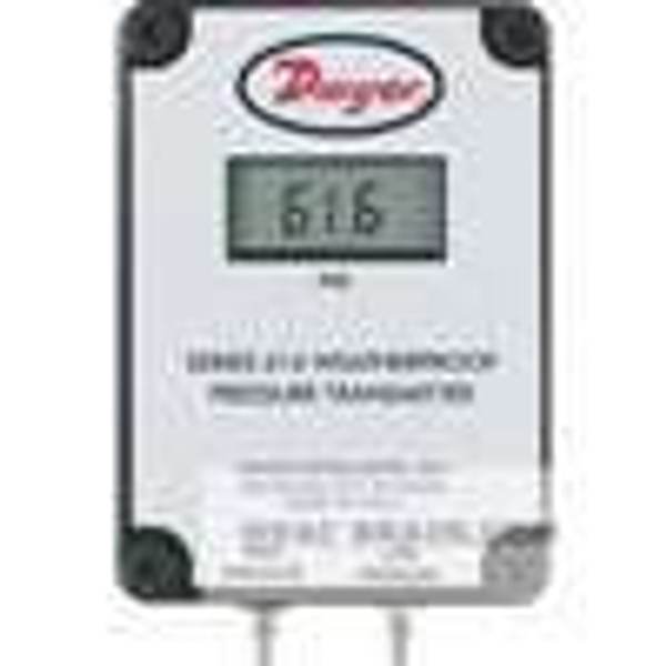 Dwyer Instruments 616W-20B-LCD, Differential pressure transmitter, range 10-0-10" wc, max pressure 11 psig