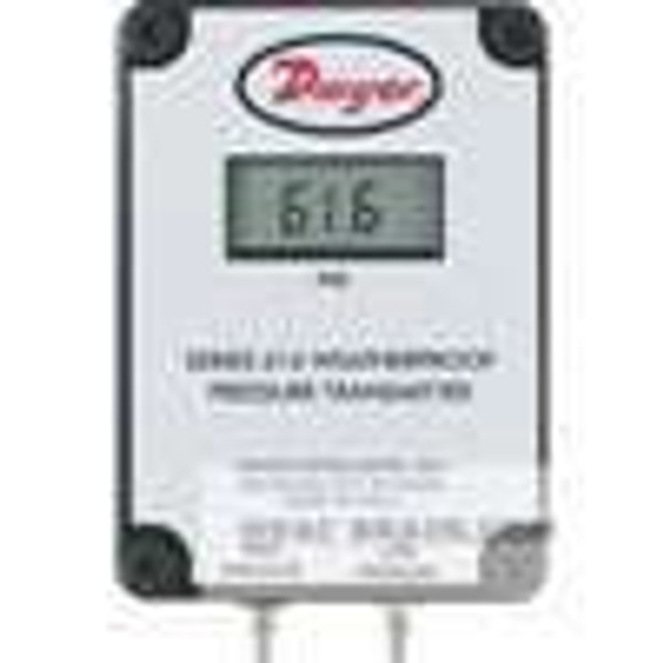 Dwyer Instruments 616W-2M-LCD, Differential pressure transmitter, range 0-15 kPa, max pressure 345 kPa