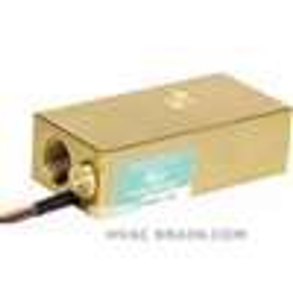 Dwyer Instruments AFS-231, Adjustable flow switch for gases, 18 AWG, 24" polymeric lead wires, brass piston, brass housing