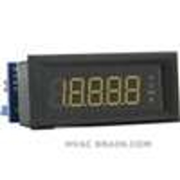 Dwyer Instruments DPML-401, LCD digital panel meter, amber segments