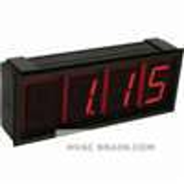 Dwyer Instruments DPMX-1-LV, Extra large digital panel meter, blue LED segment display, with 105 to 30 VAC/VDC supply power