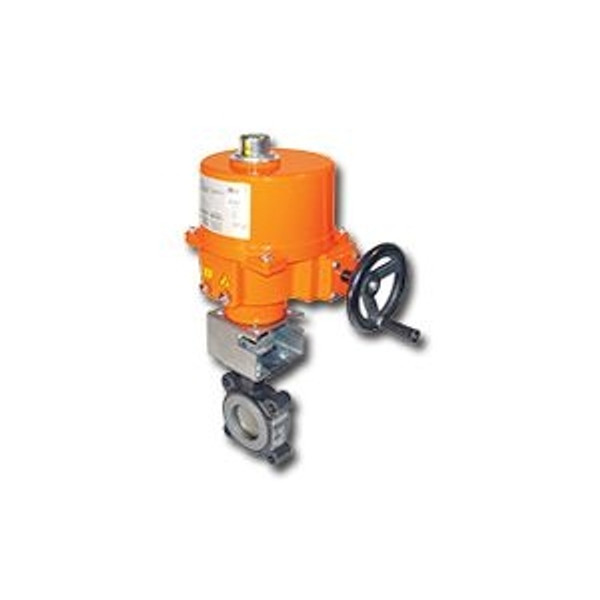 Belimo F6300-150SHP+SY4-24, 2-Way SHP BFV, 316SS Disc, 12", CV 2660/4837 Seat Material RTFE ASME Class 150