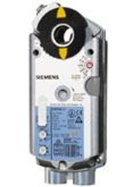 Siemens GEB1311P, OpenAir GEB Series Electric Damper Actuator, rotary, non-spring return, 132 lb-in (15 Nm), 24 Vac/dc, floating control, 125 sec run time, plenum rated