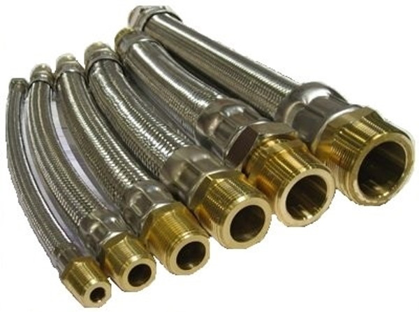 HCI Flexible Hose Connectors HC-DM _ -18, 1-1/4", 18"