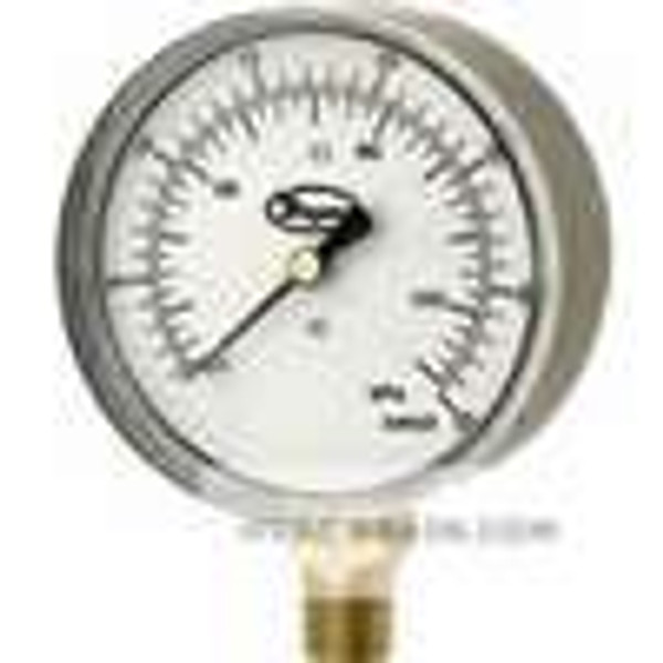 Dwyer Instruments LPG4-D8922N, Low pressure gage, range -4-0-6" wc (-1-0-15 kPa)