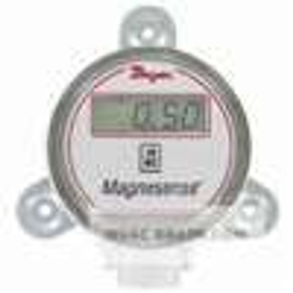Dwyer Instruments MS-621-LCD, Differential pressure transmitter, 5 VDC output, selectable range ±01", 025", 05" wc (±25, 50, 100 Pa), panel mount, with LCD
