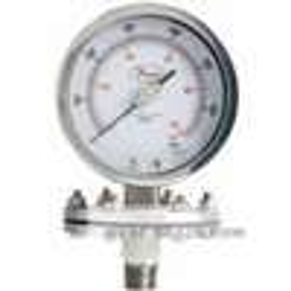 Dwyer Instruments SGO-F0624N, Stainless steel Schaeffer gage, 0-150 psi (0-1000 kPa)