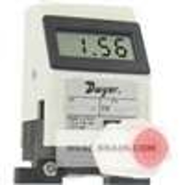 Dwyer Instruments TFP-LI08, Liquid turbine flow meter, range 79 to 79 GPH (05 to 5 LPM), 3/8" OD connection