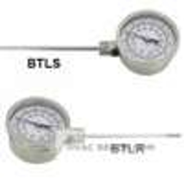 Dwyer Instruments BTLS340101, Bimetal thermometer, 4" stem, range 0 to 200