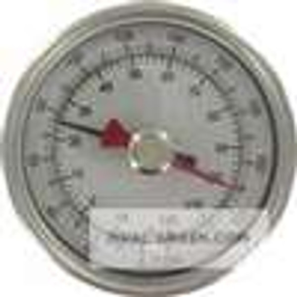 Dwyer Instruments BTM32511D, Maximum/minimum bimetal thermometer, range 0 to 140 , 2-1/2" stem