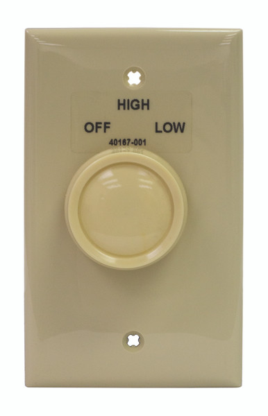 Raywall 2-SW, Wall Switch & plate, 2 speed