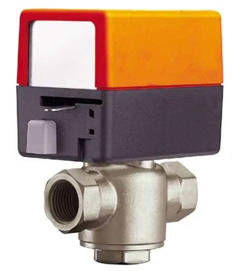 Belimo ZONE225S-80+ZONE24NO-S, Zone Valve, 1" , 2 Way, 8 CV, w/ Spring Return, 24V, On/Off, SW