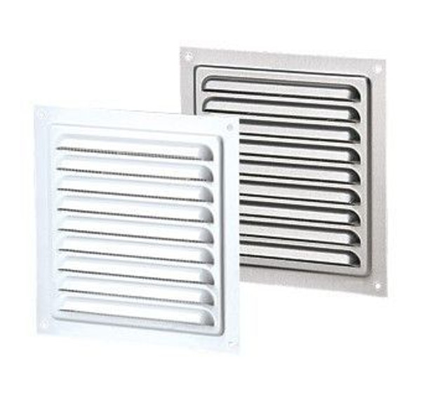 Vents US MVM 300 ZN, 12 x 12 Metal Vent Grille, Zinc Finish