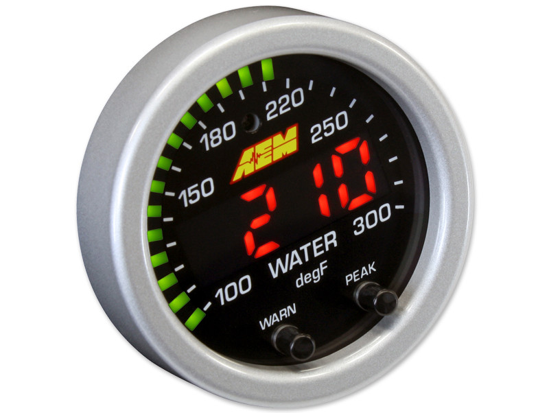 Aem Afr Gauge AEM 30-0302-ACC X-Series Temperature Gauge - White Face ...
