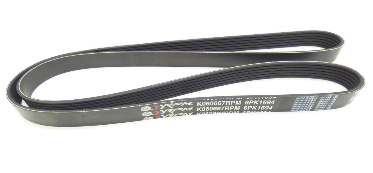 Gates MicroV Serpentine Belt for Genesis Coupe 3.8 V6 '10'14 (K060975)