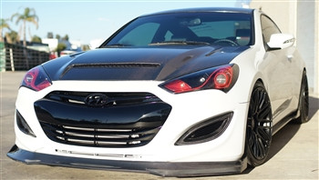 RKSport Fiberglass Ram Air Hood for Hyundai Genesis Coupe 2013 RKSport Fiberglass Ram Air Hood for Hyundai Genesis Coupe 2013