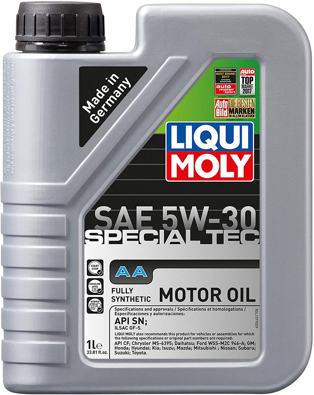 LiquiMoly Special Tec LL Motor Oil 5W-30 5L (MKV Supra)