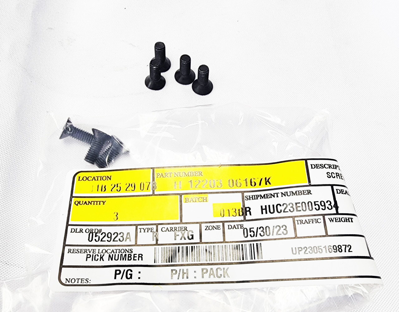 OEM Hyundai Replacement Brake Disc Set Screws Hyundai Models (PACK OF