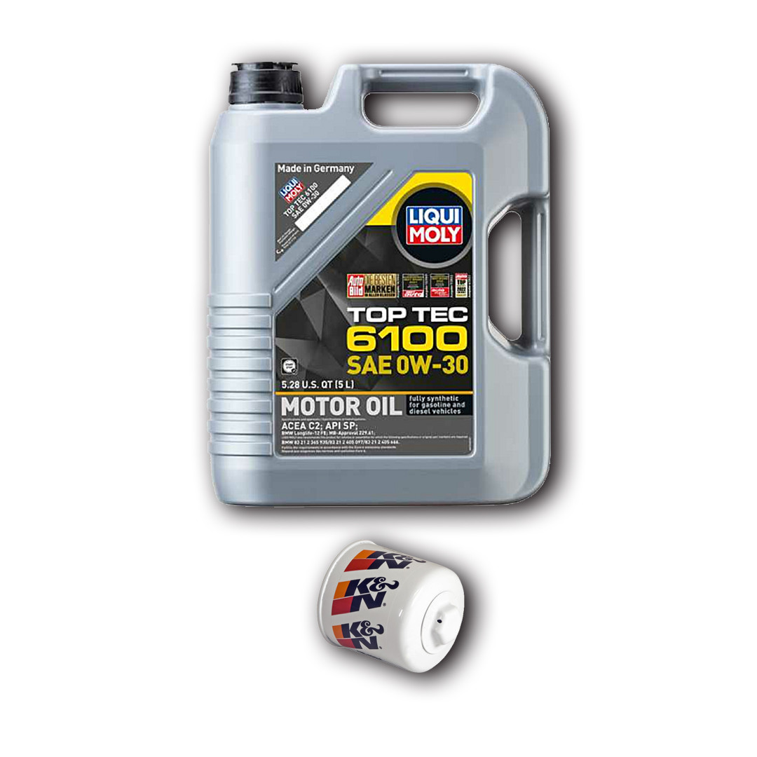 Liqui Moly Top Tec 6100 0W-30 Ultimate Street Oil Package for
