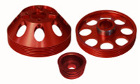 Torque Solution Lightweight Pulley Combo for 3.8 V6 2010-16 Genesis Coupe