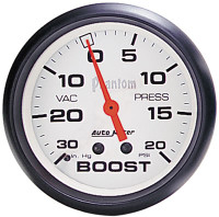 Auto Meter Phantom - Boost Gauge 67mm: 30 PSI Auto Meter Phantom - Boost Gauge 67mm: 30 PSI