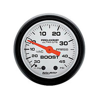 Auto Meter Phantom - Boost Gauge 45 PSI Auto Meter Phantom - Boost Gauge 45 PSI