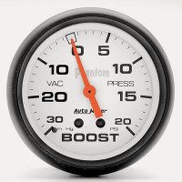 Auto Meter Phantom - Boost Gauge 67mm: 20 PSI Auto Meter Phantom - Boost Gauge 67mm: 20 PSI