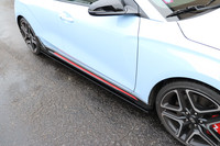 Aerotekk Track Side Splitters for Hyundai 2019+ Veloster (N/A, Turbo, N)