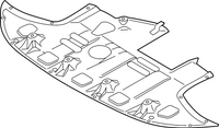 OEM Hyundai Undertray for Veloster N 2019-22 MT only OEM Hyundai Undertray for Veloster N 2019-22 MT only