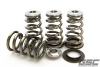 GSC P-D Mitsubishi 4B11T High Pressure Single Conical Valve Spring and Ti Retainer Kit - Fits Genesis Coupe 2.0T