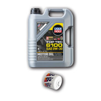 Liqui Moly Top Tec 6100 0W-30 Ultimate Street Oil Package for Hyundai Elantra N/Veloster N/ Kona N