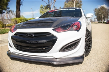 RKSport Fiberglass Front Splitter for Hyundai Genesis Coupe 2013