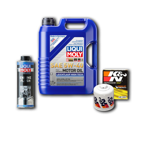 Liqui Moly Track Performance Oil Change w/Engine Flush for Hyundai Genesis Coupe 2.0T 2010-2014