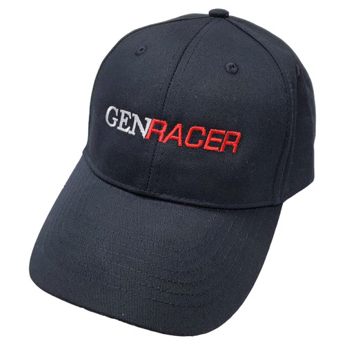 Genracer Black Twill Cap