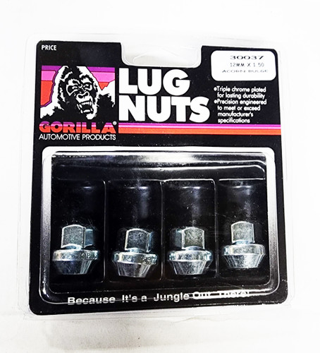 *BLACK FRIDAY* Gorilla Acorn Lug Nuts Open End - M12x1.5 (Pack of 4)
