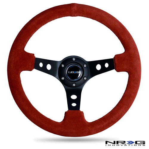 NRG ステアリングホイール スエード レッドスティッチ　USDM 717yst2FJWL._UF894,1000_QL80_.jpg