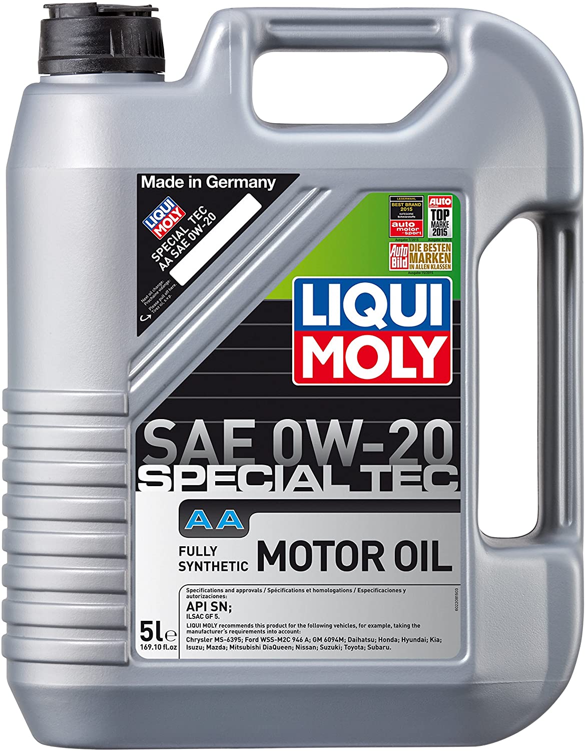 Liqui Moly Special Tec AA 0W20 Engine Oil (5 Liter) - 2208 - GenRacer