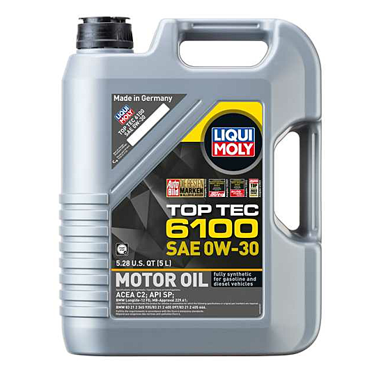 Liqui Moly Top Tec 6100 SAE 0W-30 5Litre - LM22240 - GenRacer