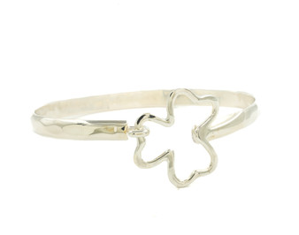 Shamrock Bracelet,Silver, 5mm