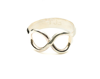 Infinity Ring, Silver 