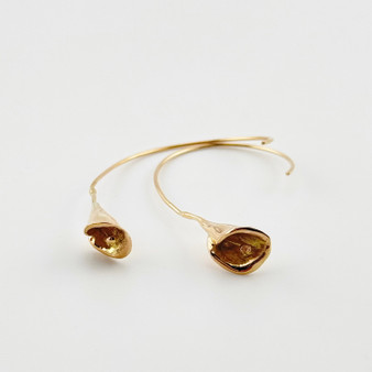Lily Earrings, 14K
